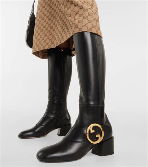 buty gucci damskie|Gucci knee high boots price.